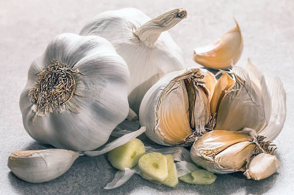 Top 10 detoxification methods and cleansing foods 2 Special ingredients in Garlic play a major role in reducing the concentration of lead in our body.