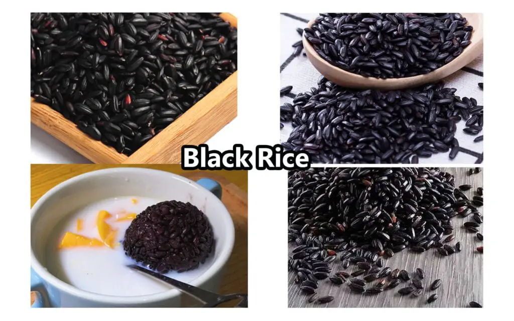 Black rice is a kind of high-quality rice named forbidden rice in ancient China