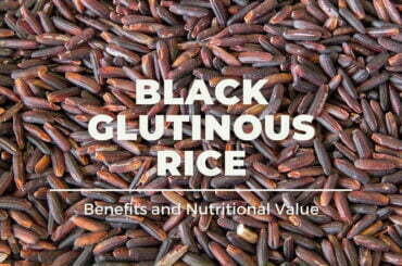 Black glutinous rice benefits