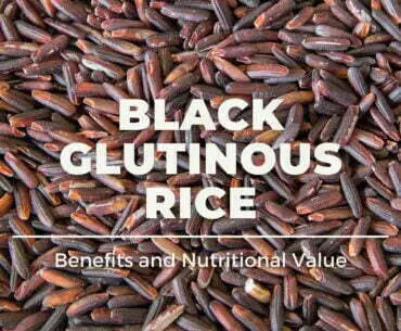 Black glutinous rice benefits