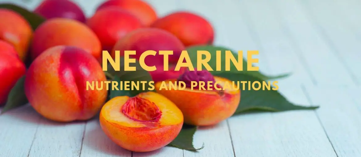 nectarine nutriants precautions