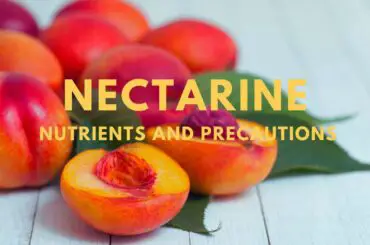 nectarine nutriants precautions