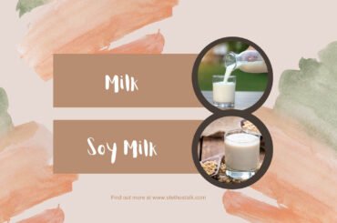 Milk or soy milk