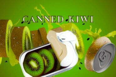 Types of canned kiwi fruit