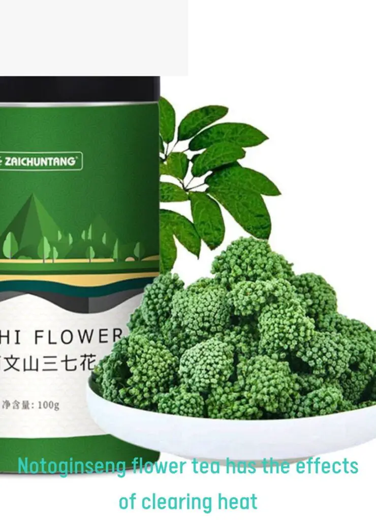 Notoginseng flower tea