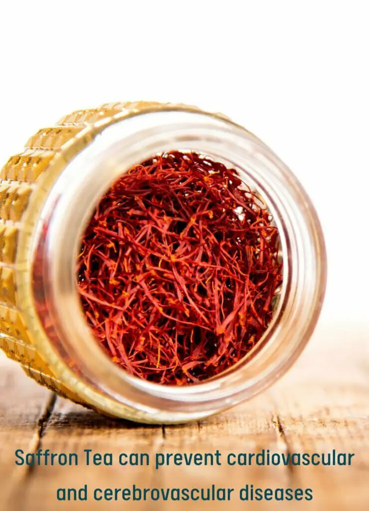 Saffron in jar