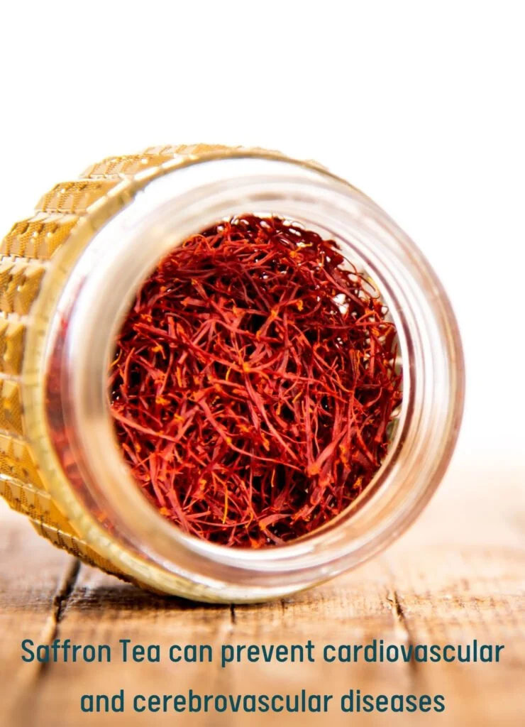 Scented Tea Types, Benefits, Dosage, and Precautions 7 Saffron in jar