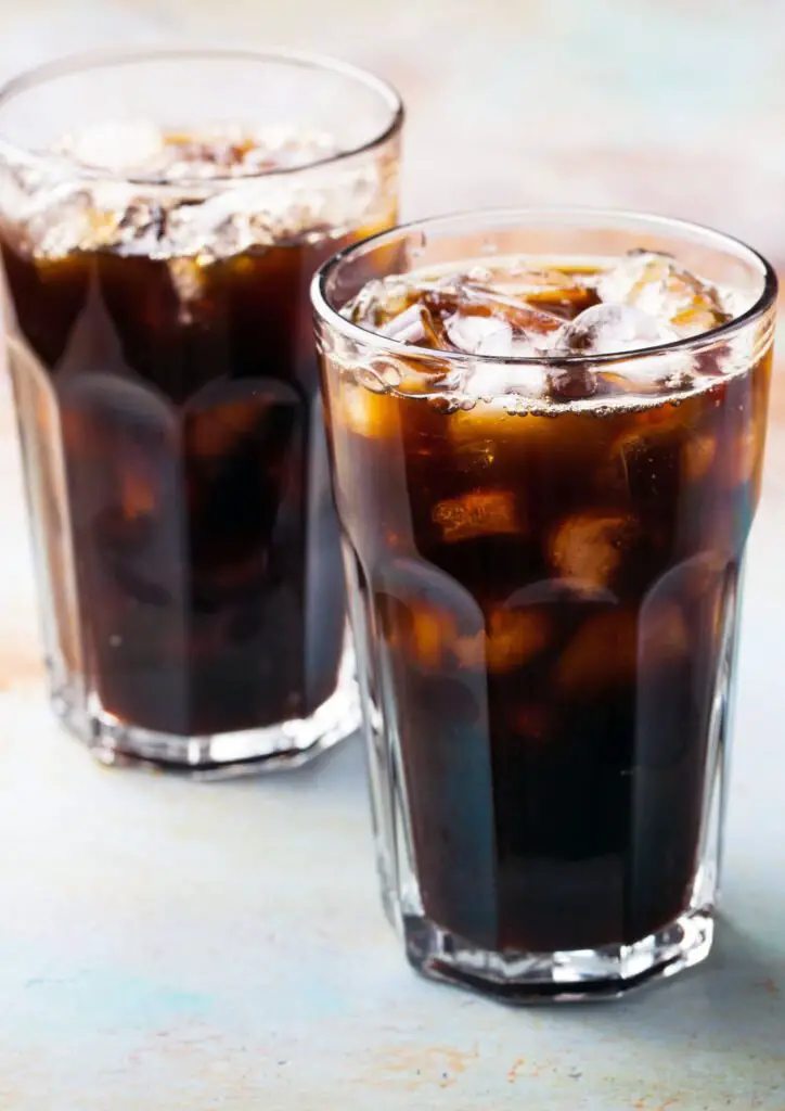 Two glass of cola