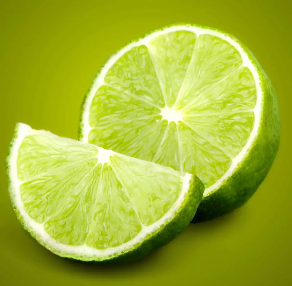 two citrus slices