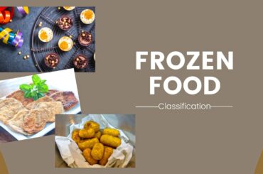 Classification of quick-frozen food