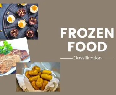 Classification of quick-frozen food