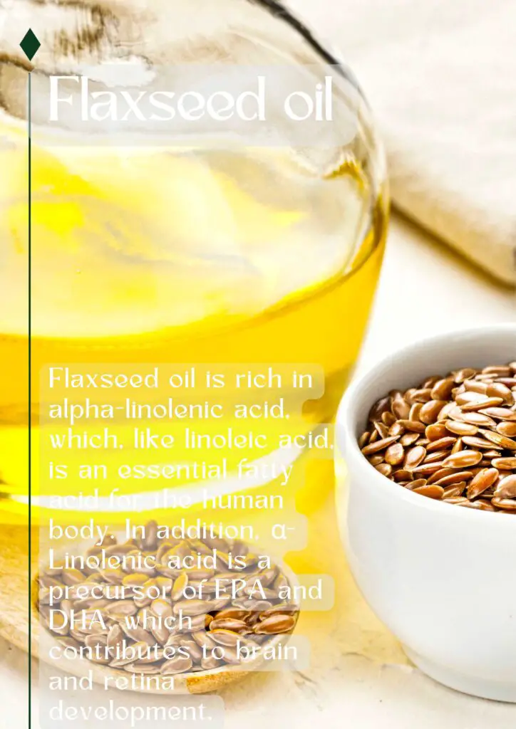 Flaxseed oil and seeds