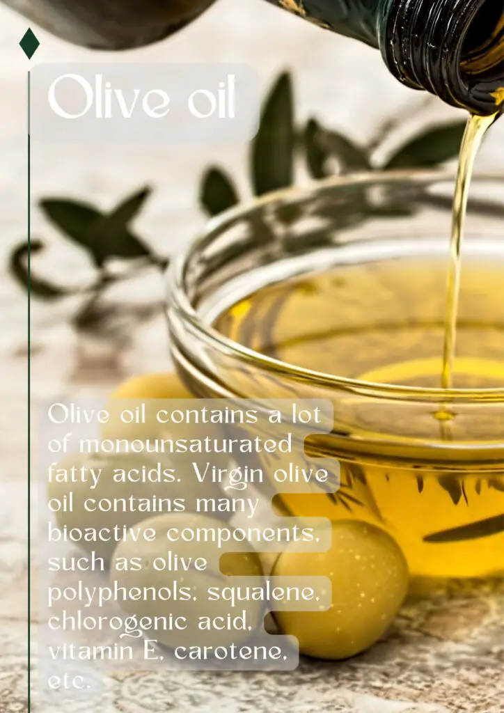 Olive oil and olives