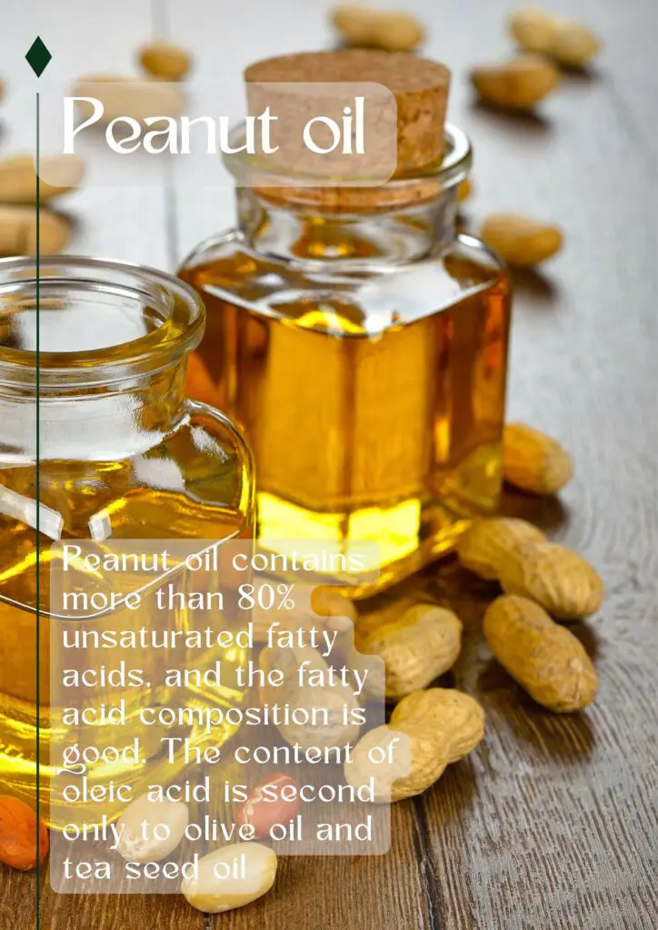 Peanut oil peanuts