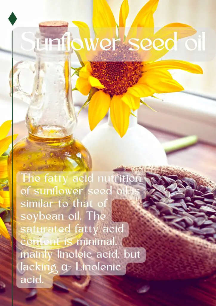 Sunflower seed oil, sunflower and seeds