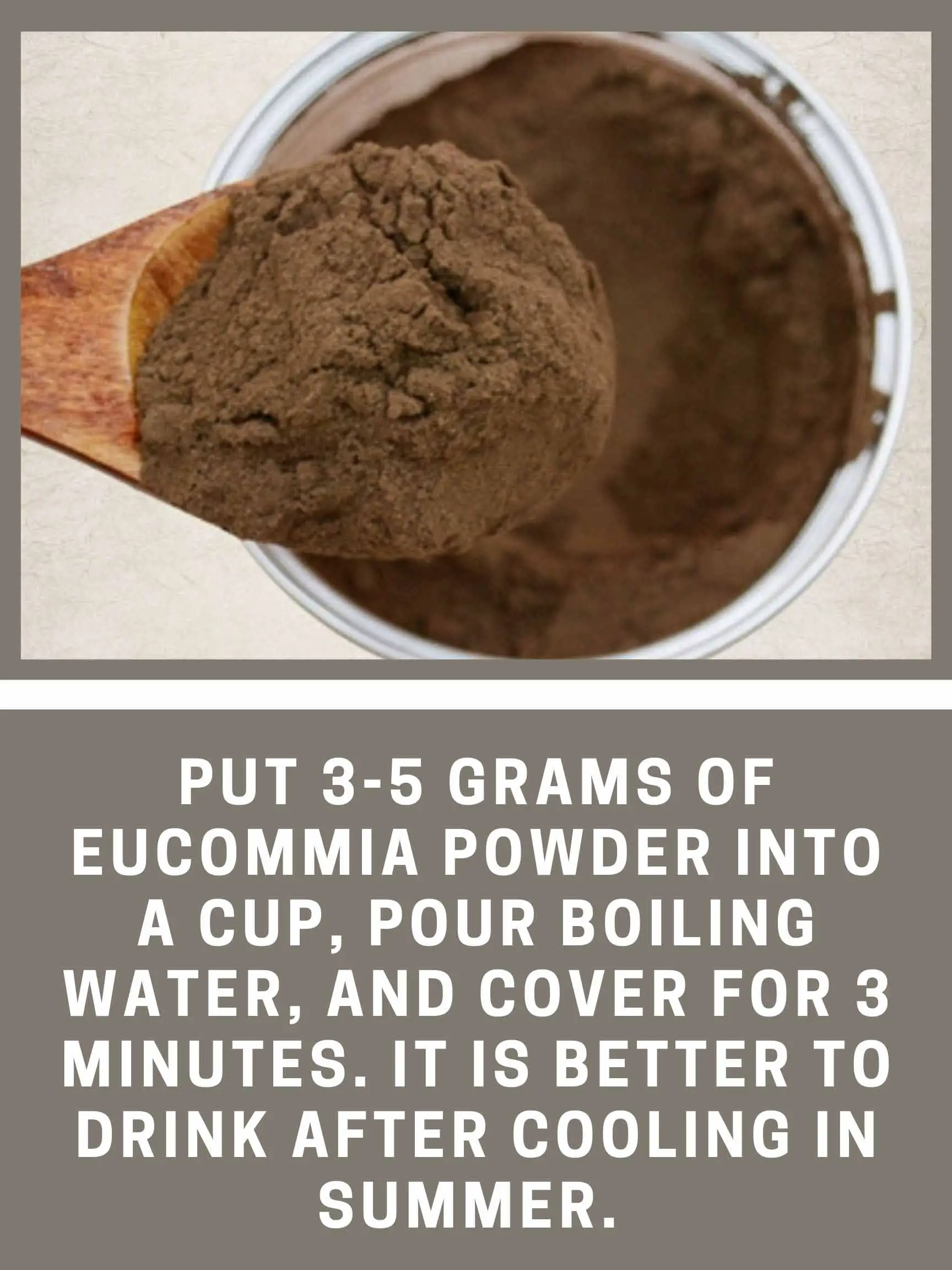 How to eat eucommia powder