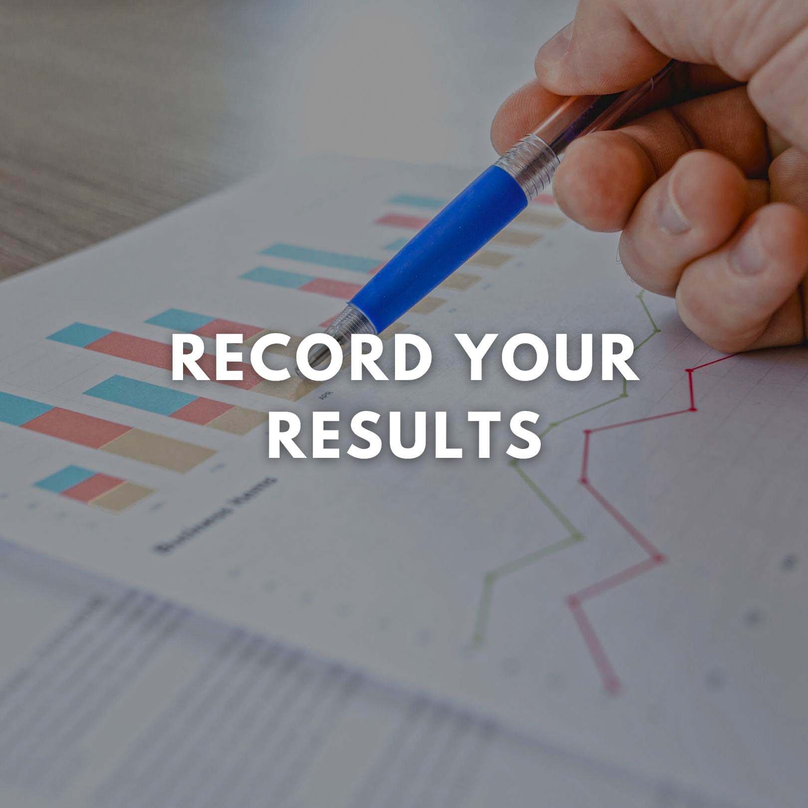 Record your blood test results