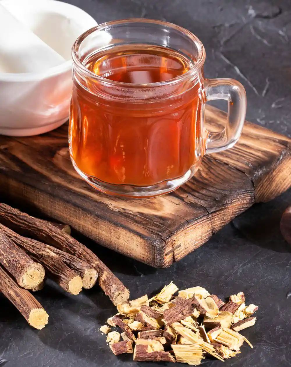 Licorice root tea